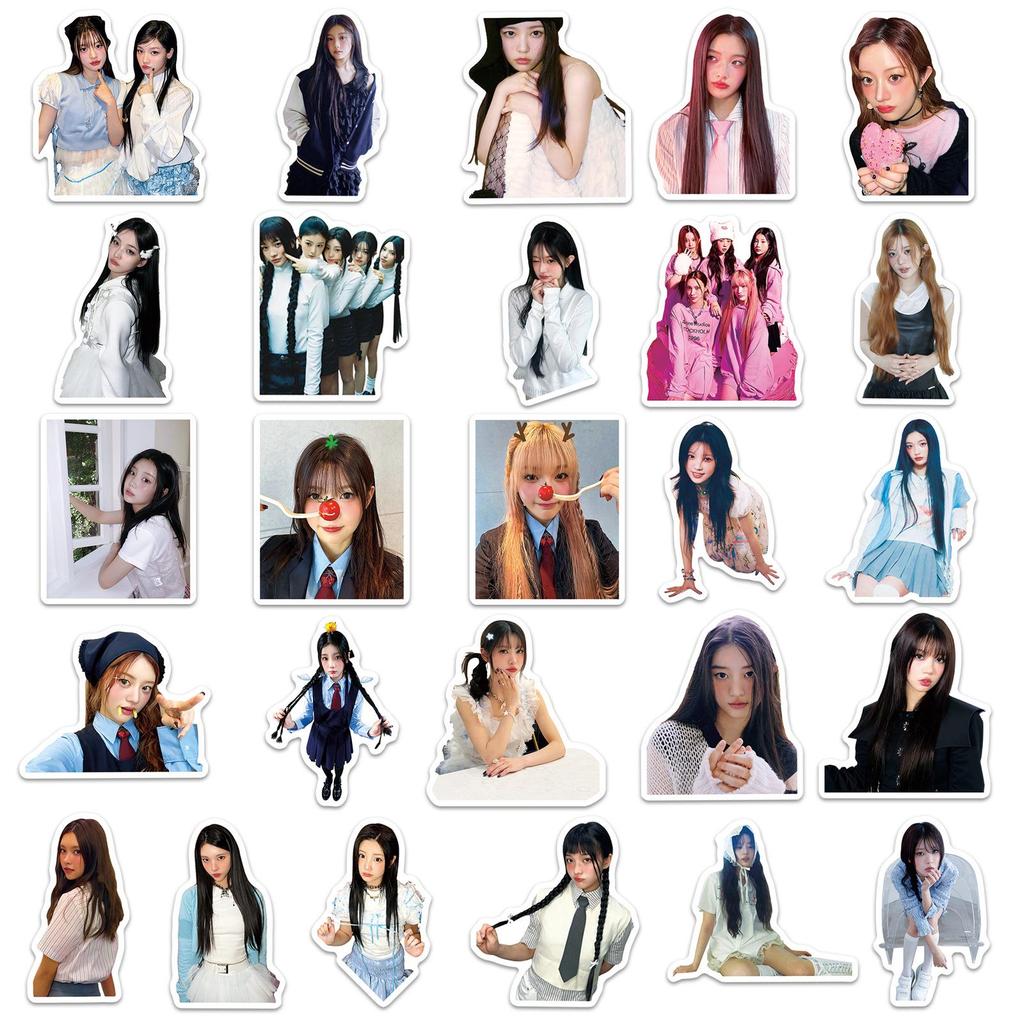 51 Star Girl Creative Trendy Stickers for Bicycles, Journals, Scooters, and Refrigerators