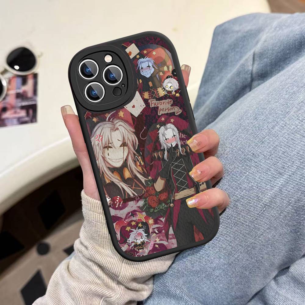 

Чехол для телефона Цирк Уродцев Пьеро для iPhone 11 12 13 14 15 16 Pro Max Mini Plus Мягкий кожаный чехол iphone 13pro