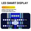 Powerful LED Flashlight USB Rechargeable Torch Super Bright Telescopic Zoom Light with Power Display Outdoor Fishing Lantren