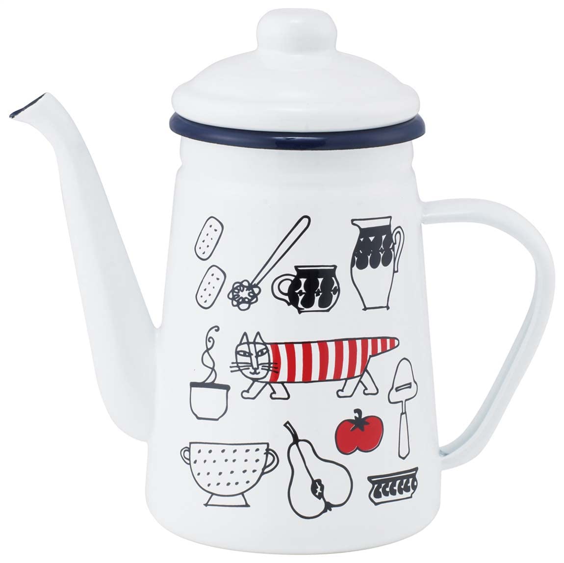 

Skater Enamel Drip Kettle Lisa Larson Kitchen 1.1L ENKT1-A