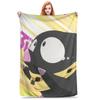 P-chan Ryoga Lost Pig Ranma 1⁄2 Adventure Comedy Blankets Flannel Sofa Throw Blanket for Bedroom Office Throws Bedspread Quilt