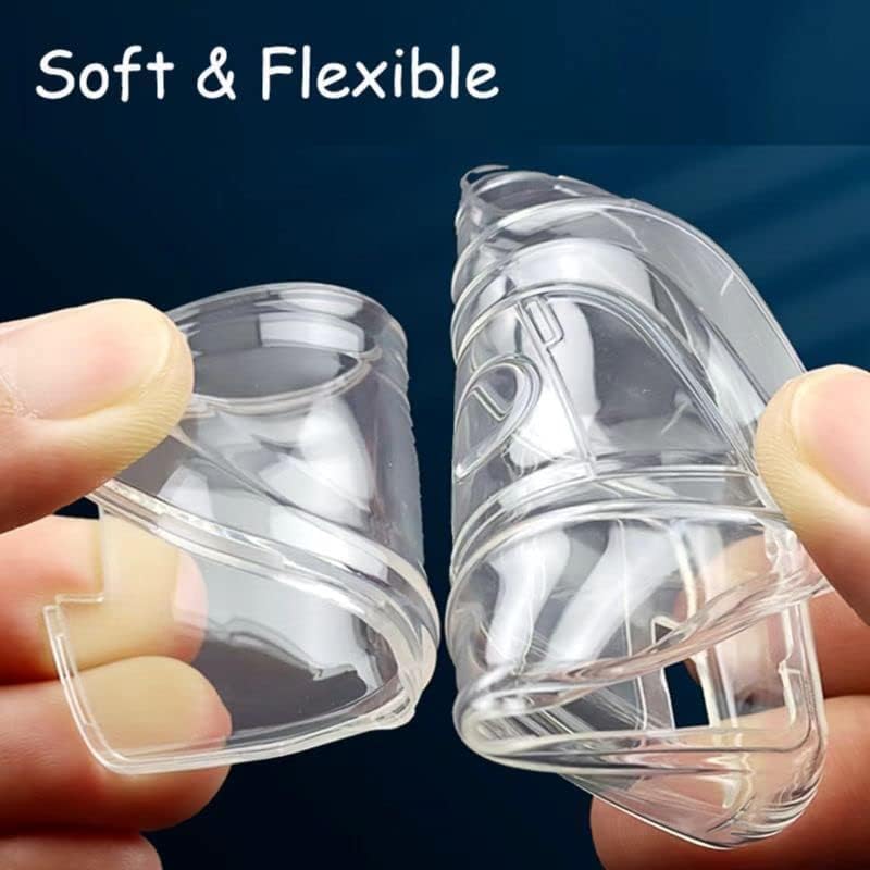 IUIU Clear BMW Key Fob Cover, Premium Soft TPU Fob Protector Case Compatible with BMW Fob for 1 2 3 5 6 Series, X1 X2 X3 X5 X6 X7