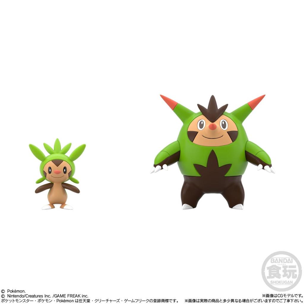 BANDAI Pokémon Scale World Kalos Region Chewing Gum Candy Toys (Box Set of 10)