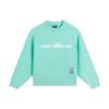 Li-Ning Badfive Series Printed Round Neck Pullover Sweatshirt Women Tops Green AWDS662-2