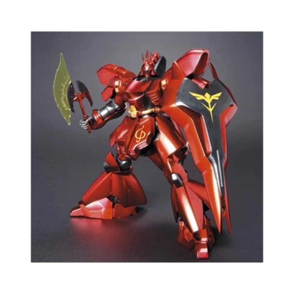 BANDAI SPIRITS HGUC Mobile Suit Gundam Counterattack Sazabi, model metalic la scară, model din plastic, versiunea Char. 1/144 Cod de culoare