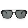 Superhot Eyewear 81014 Fashion 2025 Retro Square Pilot Sunglasses with CP Wire Core Temples