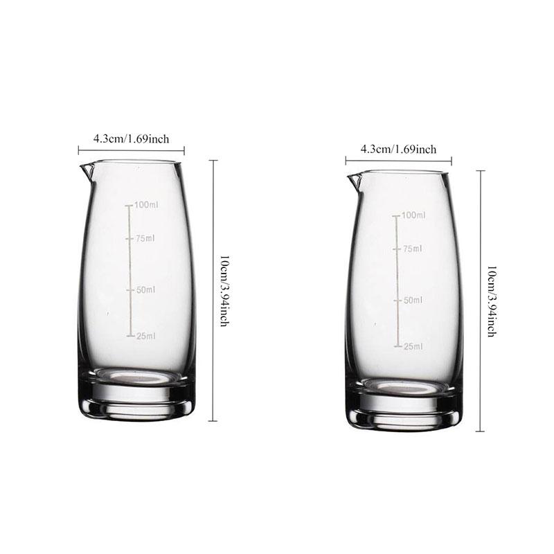 100ml Luxury Decanter Wine Bottle Creative Jinshan Wine Separator High-end Whisky Bottle  Decanter Aerator Wine Dispenser 2pcs