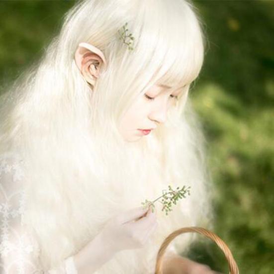 1 para miękkie długie sztuczne uszy elfa rekwizyt halloweenowy Cosplay Club Party Supplies