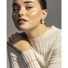 Luxenter 18K Yellow Gold Finished Earrings - Abalt