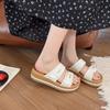 Fashion Women's Platform Sandals New Fashion Ladies Flat Slippers Summer Outdoor Slides Beach Comfortable Thick Sole Shoes Plus Size 42