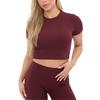 I Saw It First Womens/Ladies Seamless Short-Sleeved Crop Top