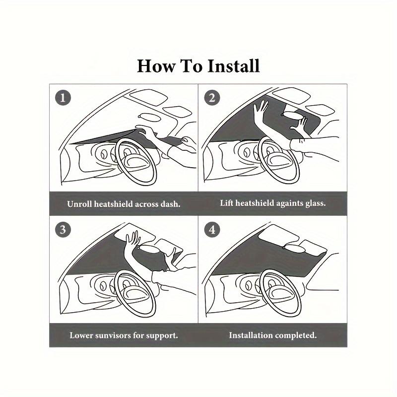 1Pcs Anime Bull Car Windshield Sunshade UV Rays Heat Blocker Keeps Vehicle Cool Unique Design Fit Sedans SUVs Trucks RVs