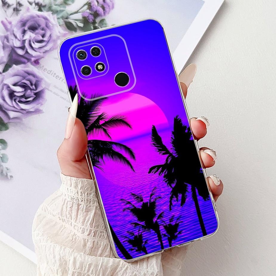 For Xiaomi Redmi 10C Case Cute Cat Luxury Butterfly Painted Cover 6.71'' Soft Silicone Case For Xiaomi Redmi 10C Redmi10C Fundas