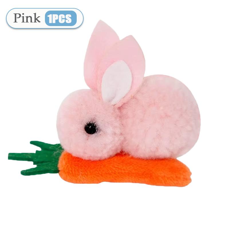 

1-20PCS Cute Bunny Carrot Hairpins Plush Rabbit Hair Clips for Kids Girls Lovely Bunny Ears Hairgrips Easter Hair Accessories