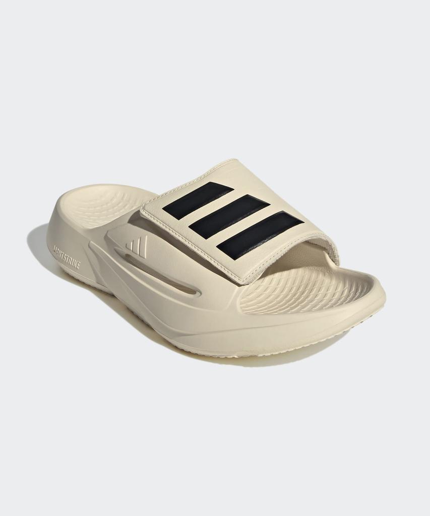 Adidas Lightblaze Slide - Wonder White:Black / Js3586