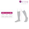 Fytto Compression High Socks with Graduated Compression Business Reduces 1067 M Men's Socks, Design, Socks, Swelling, Black,