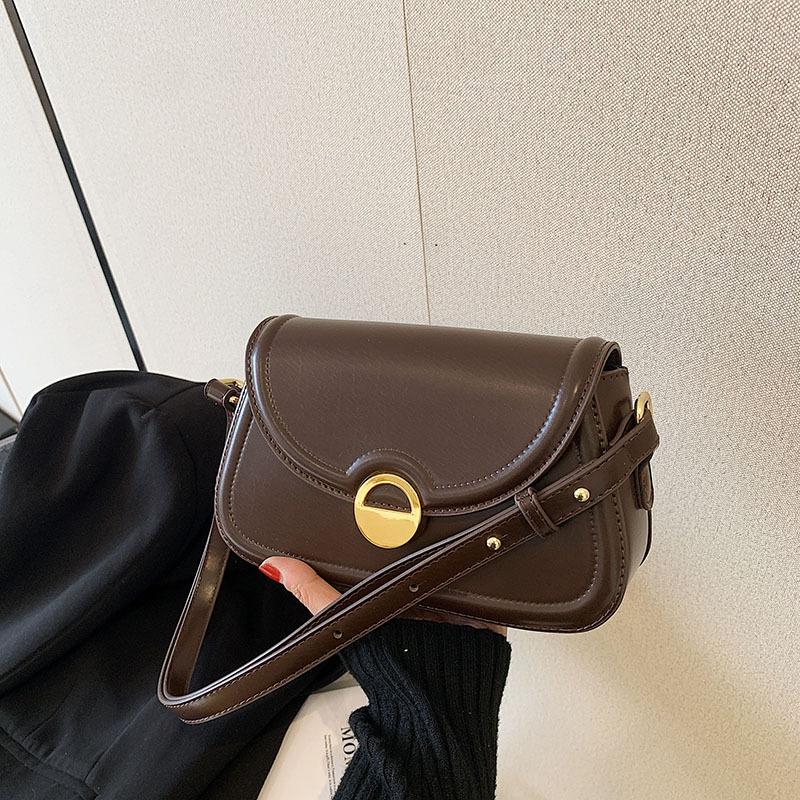 Bag 2025 New Trendy Girl Autumn and Winter Versatile Fashion Retro Niche Design Shoulder Messenger Bag Popular Small Square Bag