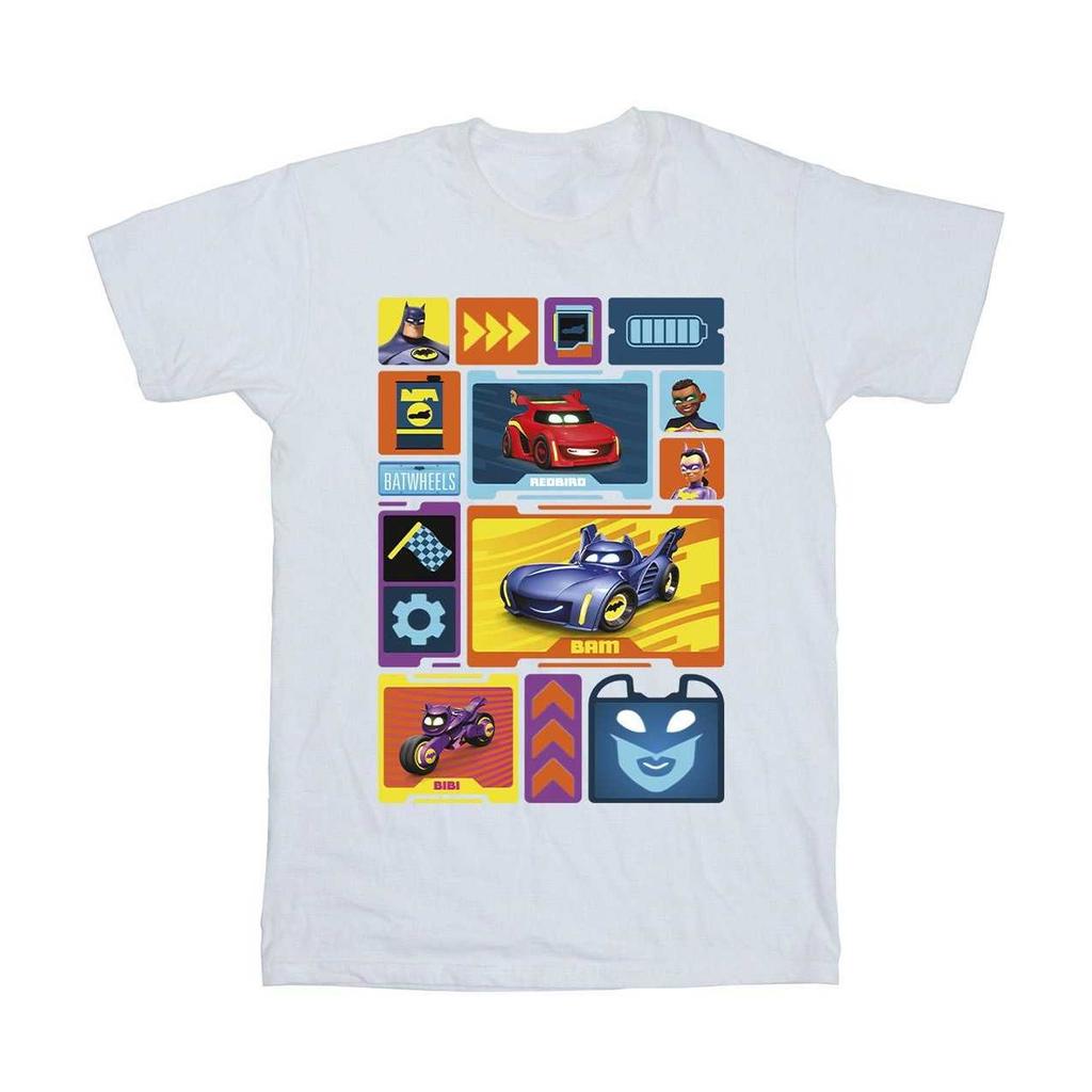 Batwheels Boys Collage Cotton T-Shirt