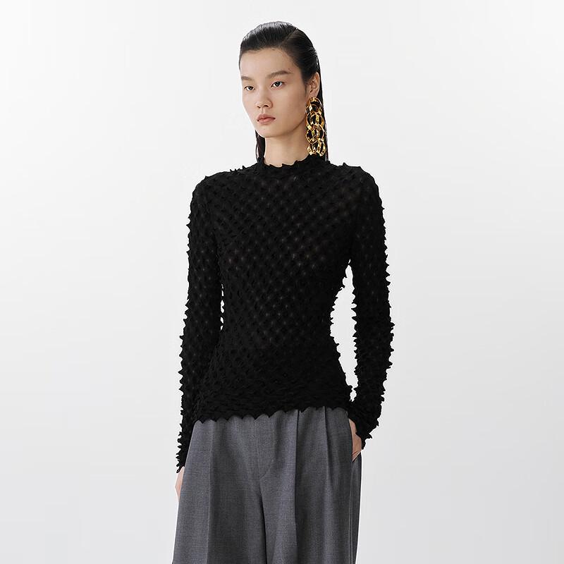 JNBY 2025 Spring Slim Fit Pullover Sweater