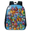 SuperThings Rucksack Kleinkind Cartoon Schultasche Jungen Mädchen Kindergarten Tasche Wasserdicht Kinder Buchtasche 12 Zoll