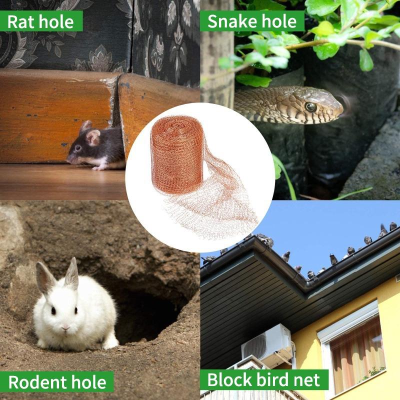 Anti Pest Copper Mesh Netting Sheet Corrosion Resistant Garden Durable Barrier Protecting Plant Pipe Snail Rodent Fencing Patch