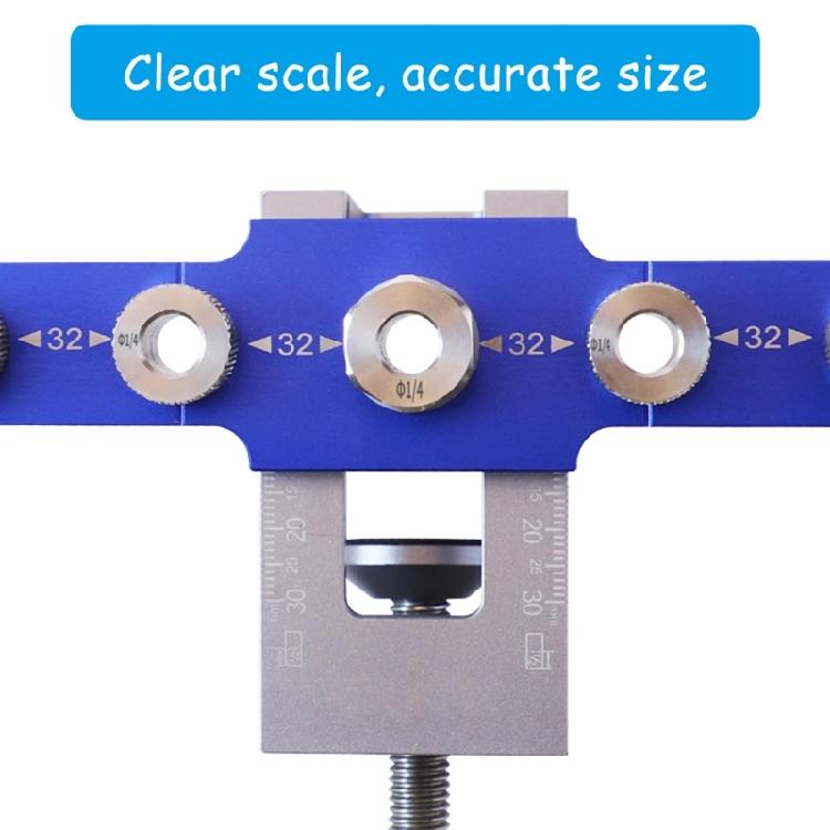 3-In-1 Pocket Hole Jig 6/8/10mm Pocket Hole Wood Dowel Drilling Templates Set Adjustable Drill Guide Puncher Locator