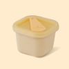 Ice Cube Mold with Handle Sealed Lid Easy Release Food Grade Silicone Ice Cube Mold Baby Food Supplement Freezer Tray
