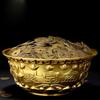 1pc Metal Treasure Bowl Ornaments Living Room Decoration Housewarming Gift Craft Ornaments Feng Shui Crafts  Home Accessories
