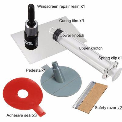 Car Windshield Repair Kit Tools Auto Glass Windscreen Repair Set Give Door Handle Protective Decorative Stickers Car Accessories