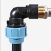 3/4 Zoll Schwanenhals Ibc Tankadapter mit Auslassventil Ibc Adapter Anschluss-Set für Tankcontainer Regenwassertank