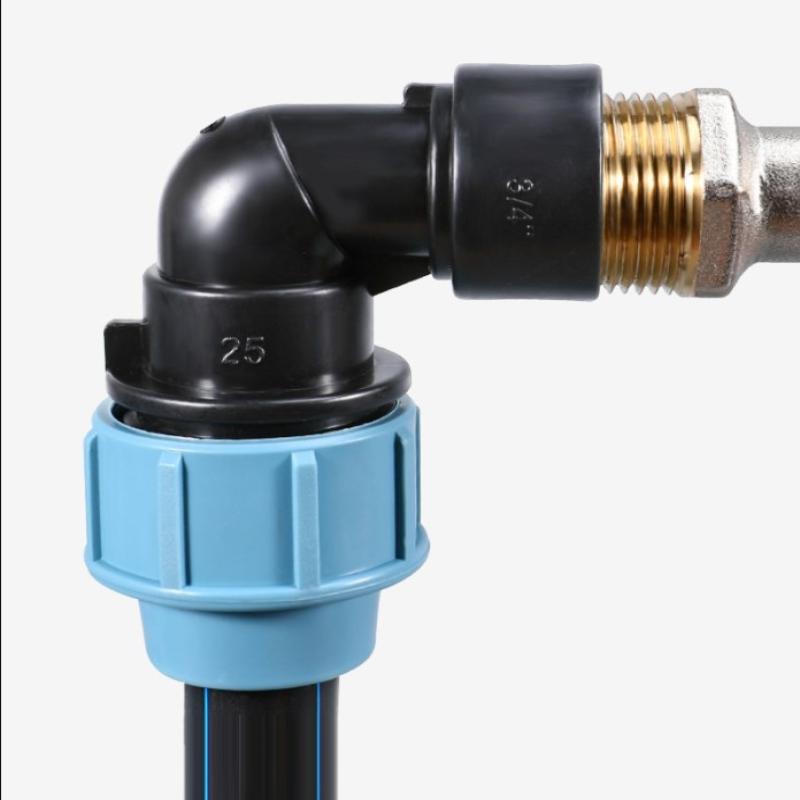 3/4 Zoll Schwanenhals Ibc Tankadapter mit Auslassventil Ibc Adapter Anschluss-Set für Tankcontainer Regenwassertank