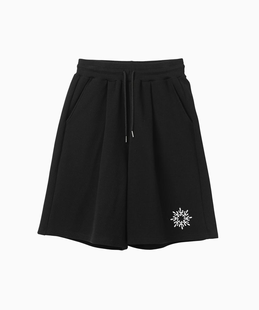Minasu Waffle Sweat Training Bermuda Pants