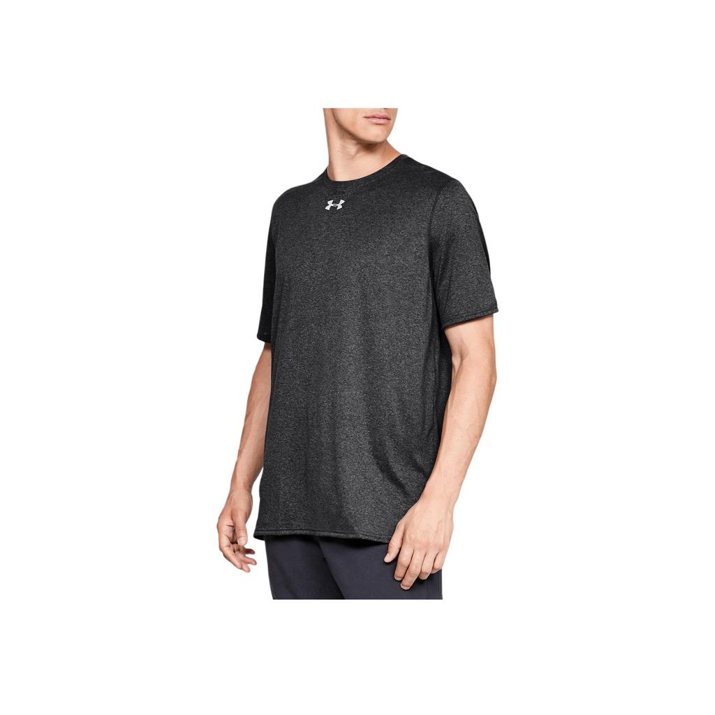Under Armour Ua Locker 2.0 Round Neck Logo Print Loose Fit Short Sleeve T-Shirt Men T-Shirts Dark-Gray 1305775-090