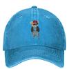 Gorra de Béisbol Lavada Stay Cool Boy Estampado de Animales Oso Clásica Trucker Gorra de Papá Verano Mujeres Hombres Deporte al Aire Libre Gorras de Béisbol
