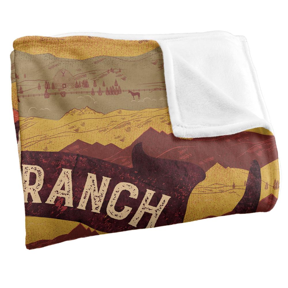 Yellowstone Silky Skull Supersoft Blanket