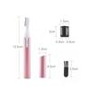 Portable Electric Eyebrow Trimmer Hair Remover Face Razor Blades Shaver Makeup Cosmetic Kit Epilator
