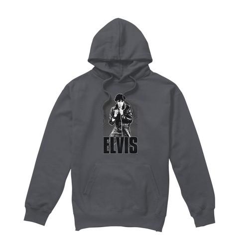 Elvis Presley Unisex Adult Leather Jacket Hoodie
