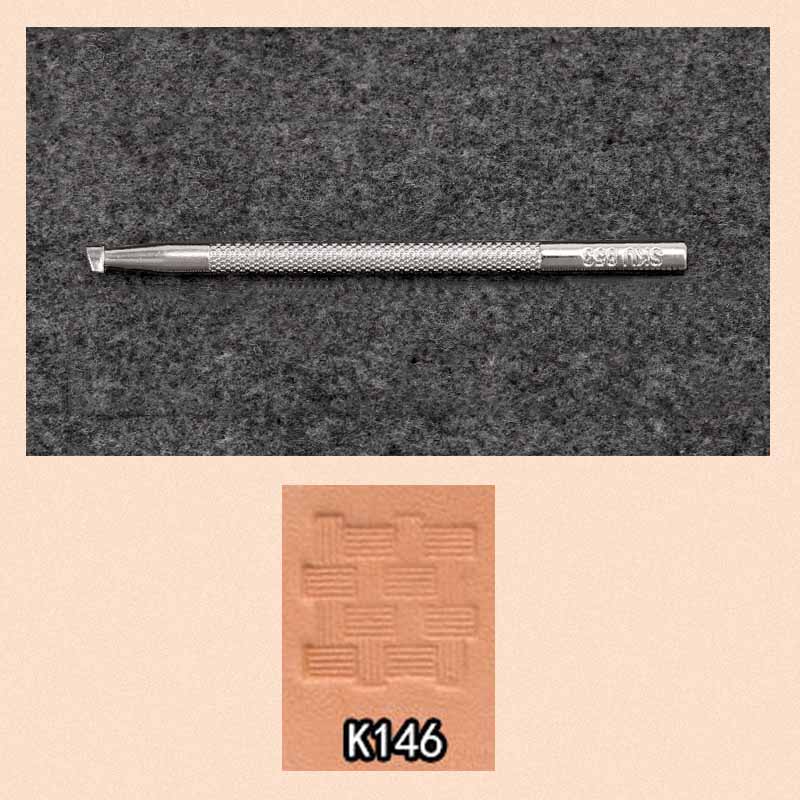 Leather Carving Printing Manual DIY Leather Alloy Printing Tools Special Printing Tools for Carving and Knocking Flowers K536