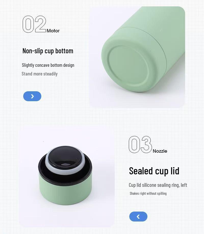 Neue mattierte Edelstahl-Isolierwasserflasche - Tragbar, schlichter Stil für Sport und Outdoor-Einsatz