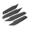 4PCS Carbon Fiber Interior Door Armrest Cover Trim Fit For Honda Civic