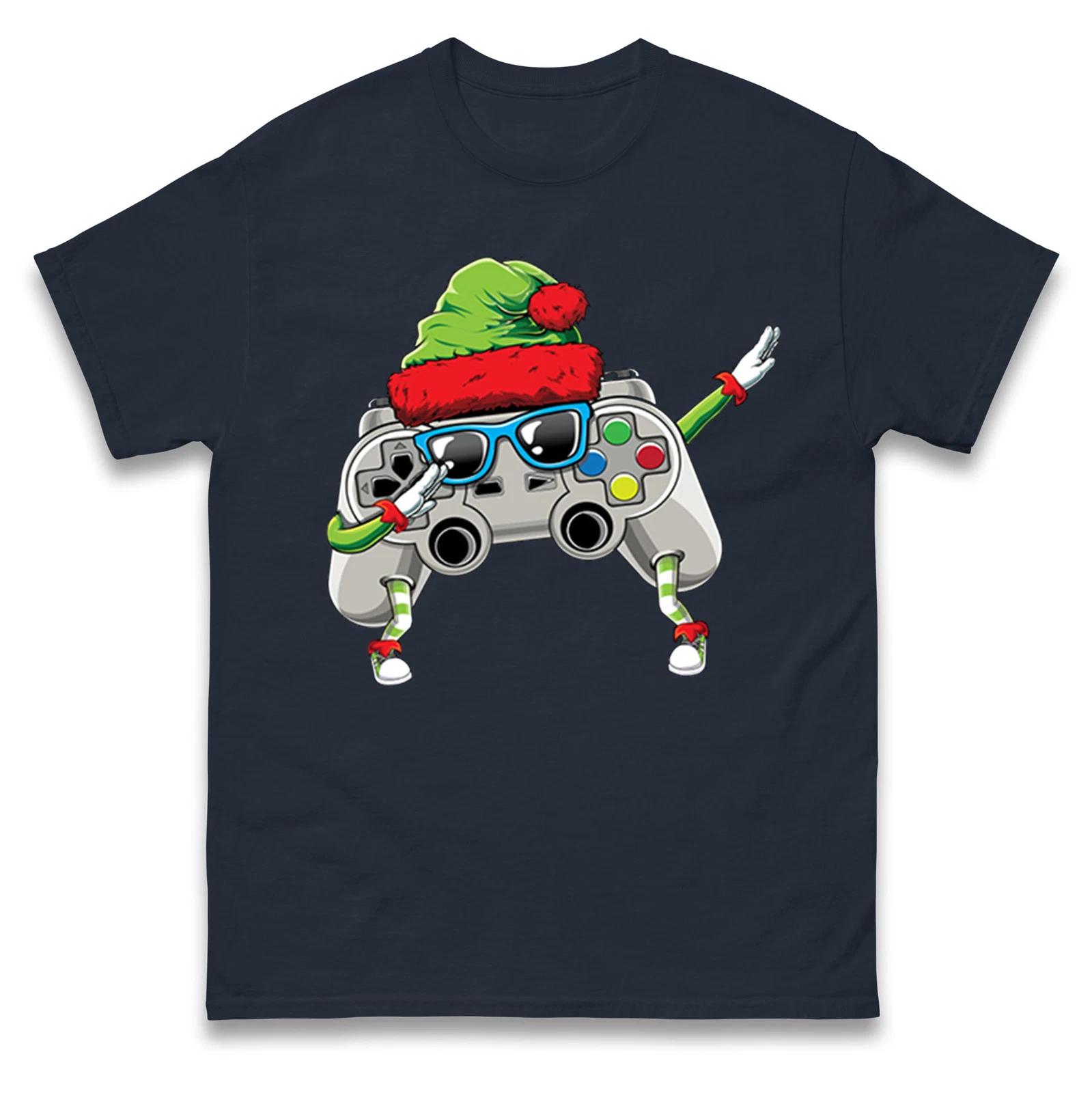 Game Controller Merry Christmas T Shirt,Elf Girl Christmas Tee S