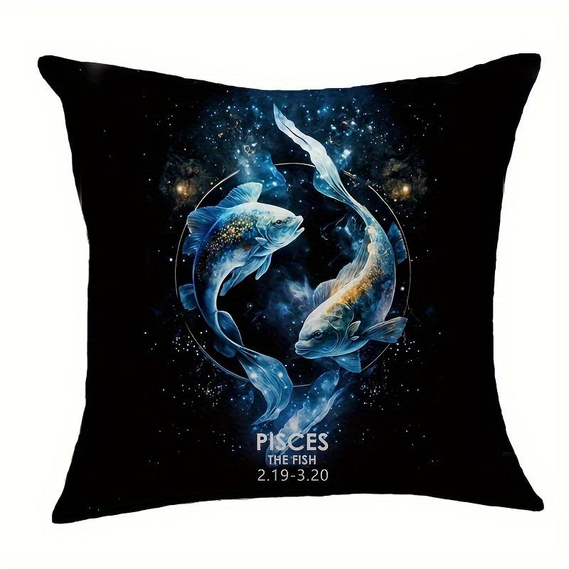 Darkrai Zodiac Cushion Cover Leo Pisces Aquarius Taurus Sagittarius Libra Scorpio Cancer Virgo Capricorn Aries Pillowcase Decor