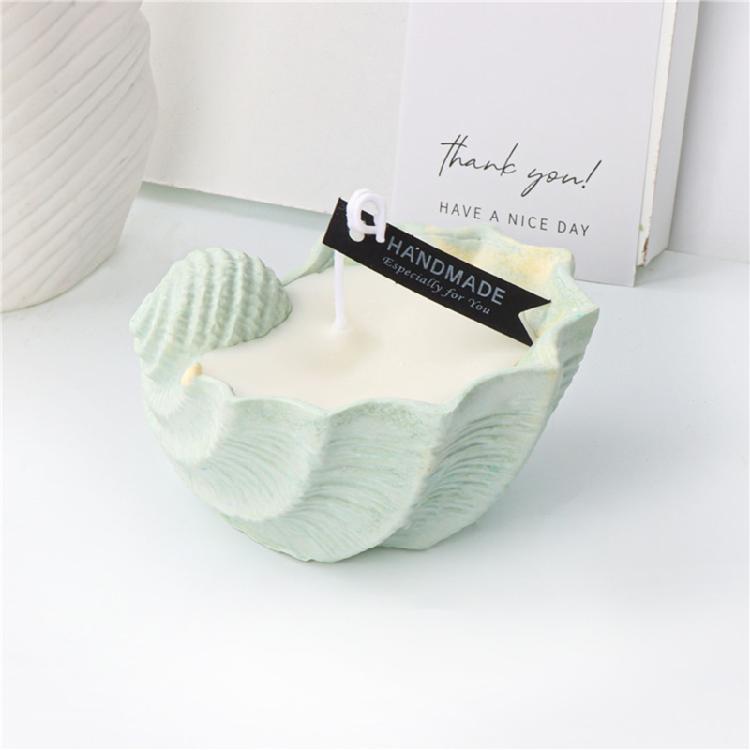 Conch Shaped Candle Jar Silicone Mold for DIY Handmade Scented Wax Box Making