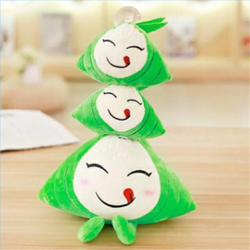 Green Zong Zi Plush Toys Small Pendant Dragon Boat Festival Cartoon Stuffed Toy for Children Company Activities Gift 15CM