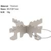 Outdoor Stove Rack Titanium Alcohol Cooking Bracket