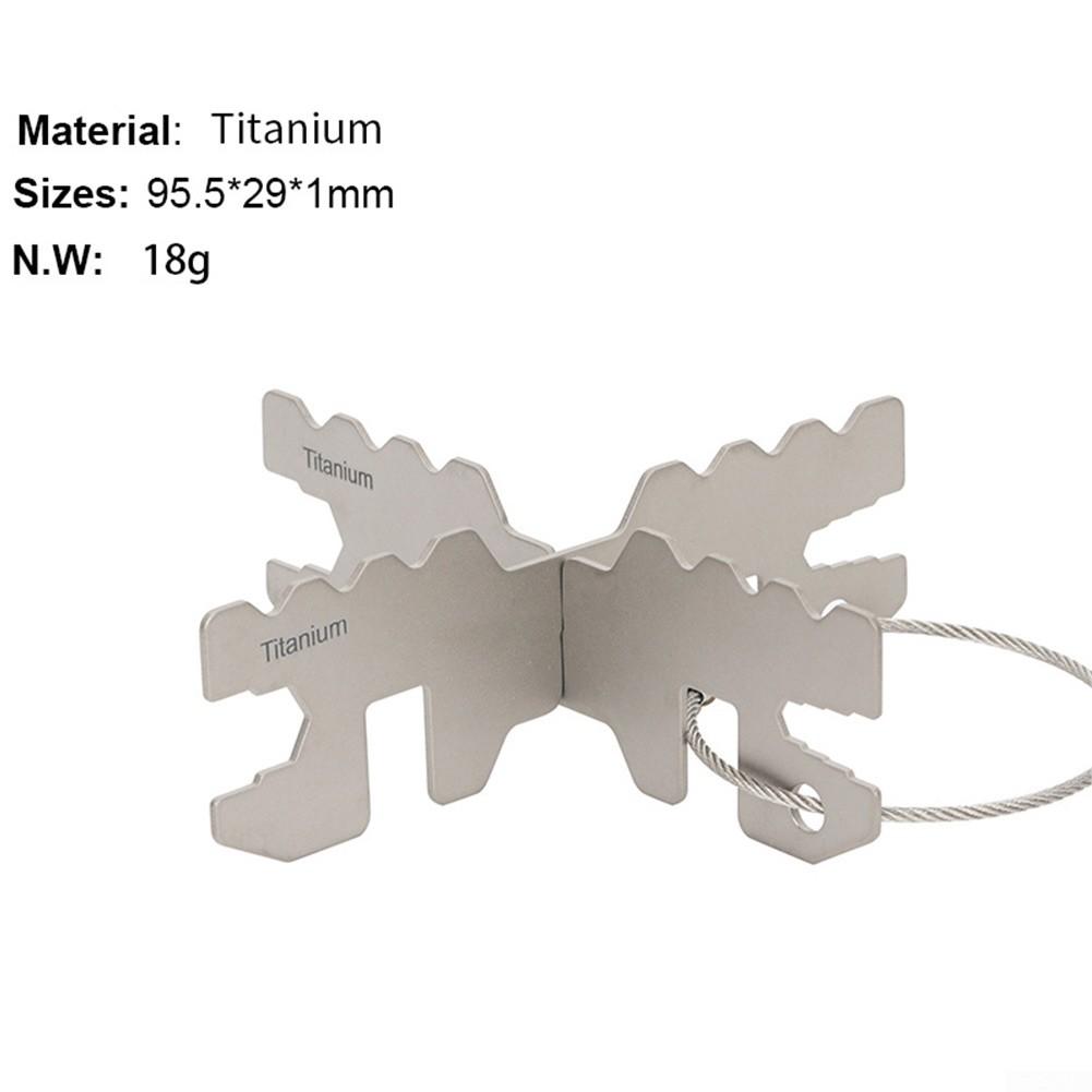 Outdoor Stove Rack Titanium Alcohol Cooking Bracket