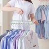 5Pcs 9-hole Wardrobe Storage Rack Multifunctional Foldable Clothes Drying Rack Storage Clothes Rack Space-saving Clothes Hanger