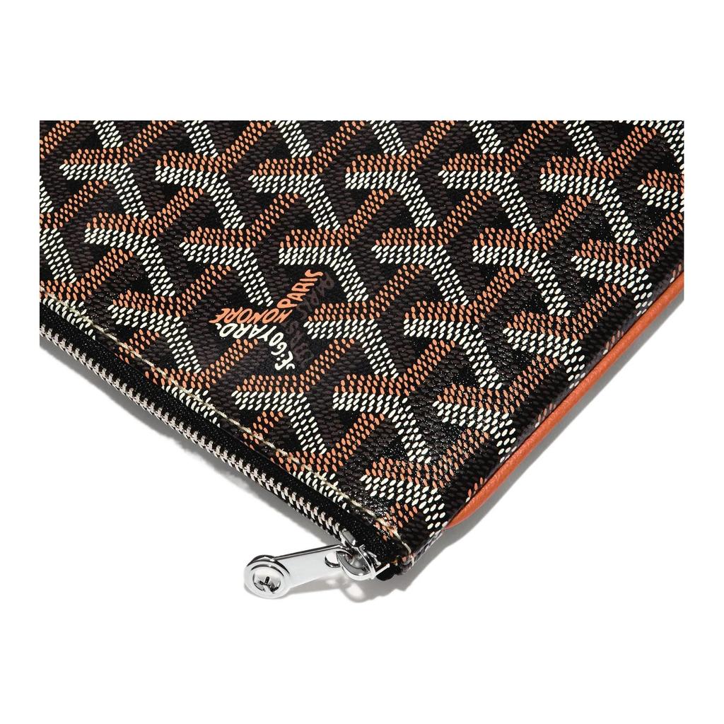 Goyard Senat Y Monogram Full Print Zipper Cosmetic Bag Unisex Cosmetic Bag Black Blue Green SENAT2MMLTY