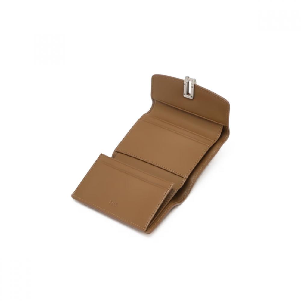 Daks 3 Fold Wallet Spin Camel Cowhide Dcwa6f523w2