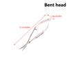 Russian Manicure Scissors Curved Straight Tip Stainless Steel Professional Dead Skin Remover Manicure Tool